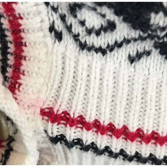 ISLE OF COTTON Vintage Golf Cardigan Sweater XL - Picture 4 of 6